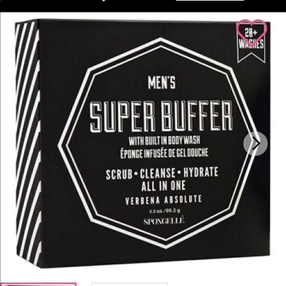 SPONGELLE Men's Super Buffer Verbena NEW